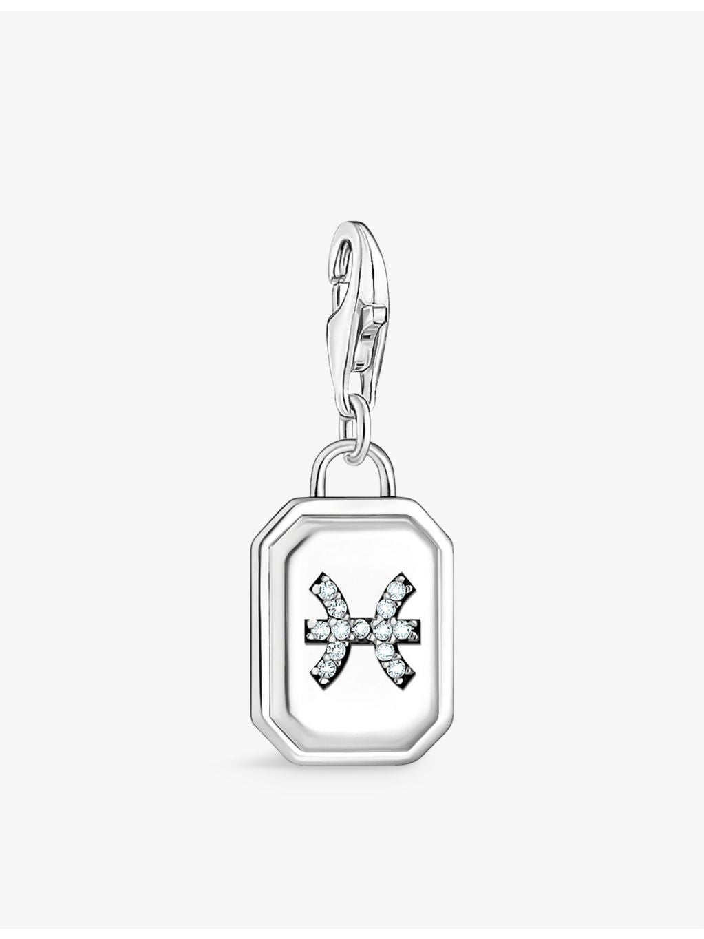 Thomas Sabo Pisces zodiac pendant charm in sterling silver, UK version