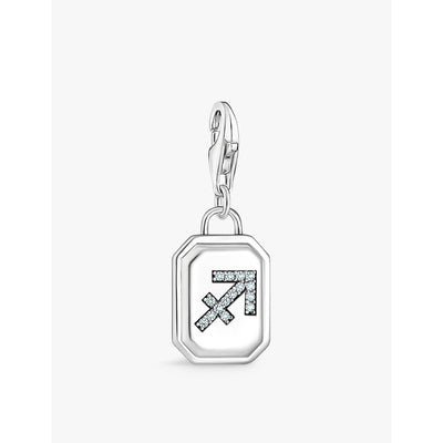 selfridges Thomas Sabo Sagittarius Sterling Silver and Cubic Zirconia Charm- Buy online at McGrocer
