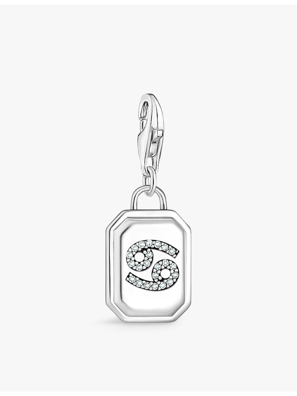 Thomas Sabo sterling silver Cancer charm with cubic zirconia - British product