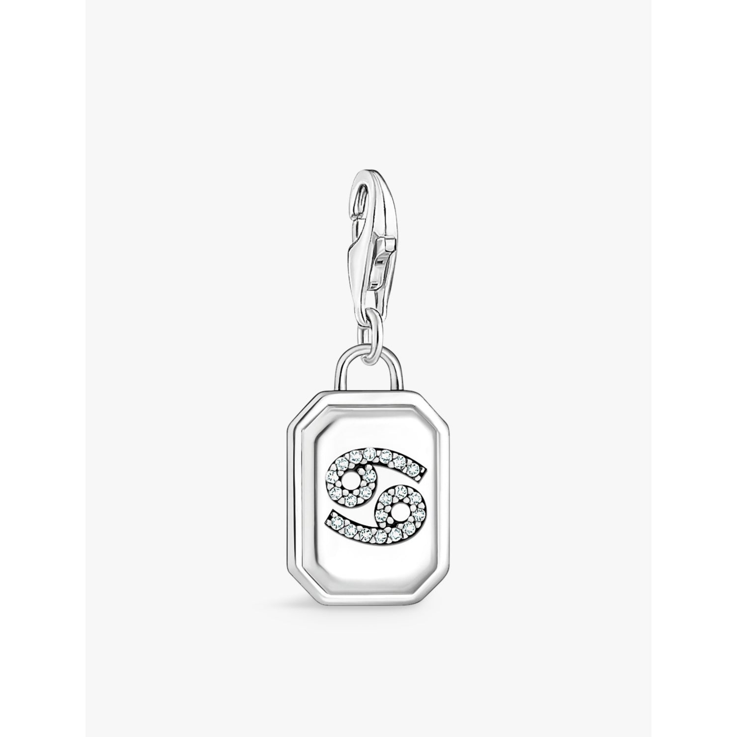 Thomas Sabo sterling silver Cancer charm with cubic zirconia - British product