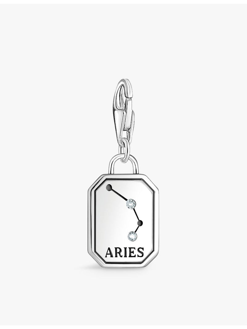 Thomas Sabo sterling silver Aries charm with cubic zirconia - British product