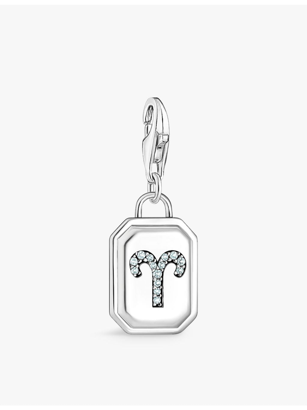 Thomas Sabo sterling silver Aries charm with cubic zirconia - British product