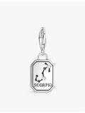 Thomas Sabo Scorpio crystal-embellished sterling silver charm - British product
