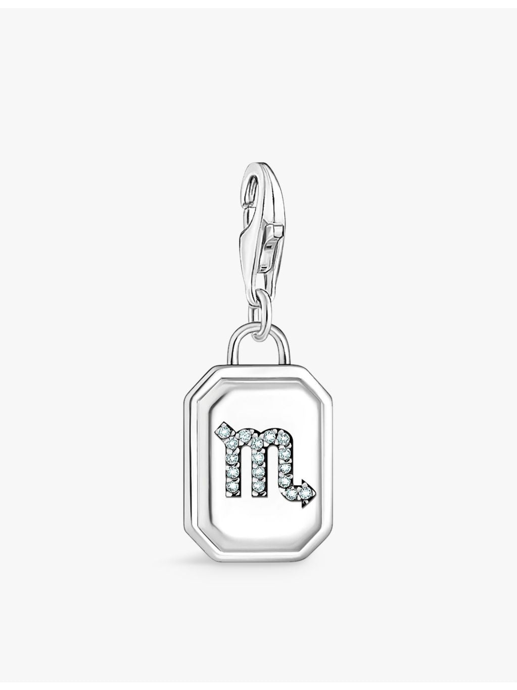Thomas Sabo Scorpio crystal-embellished sterling silver charm - British product