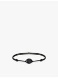 Thomas Sabo sterling silver obsidian beaded bracelet, imported from the UK