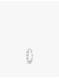 Thomas Sabo sterling silver single hoop earring with zirconia - British product