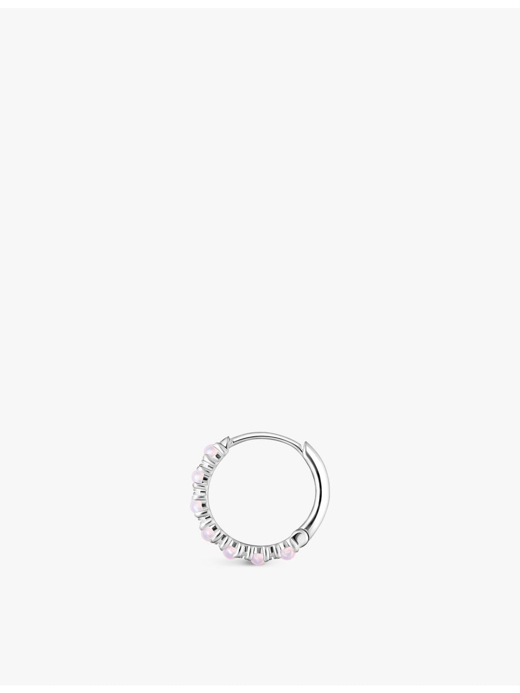 Thomas Sabo sterling silver single hoop earring with zirconia - British product
