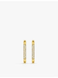 Thomas Sabo gold-plated silver hoop earrings with zirconia - British product