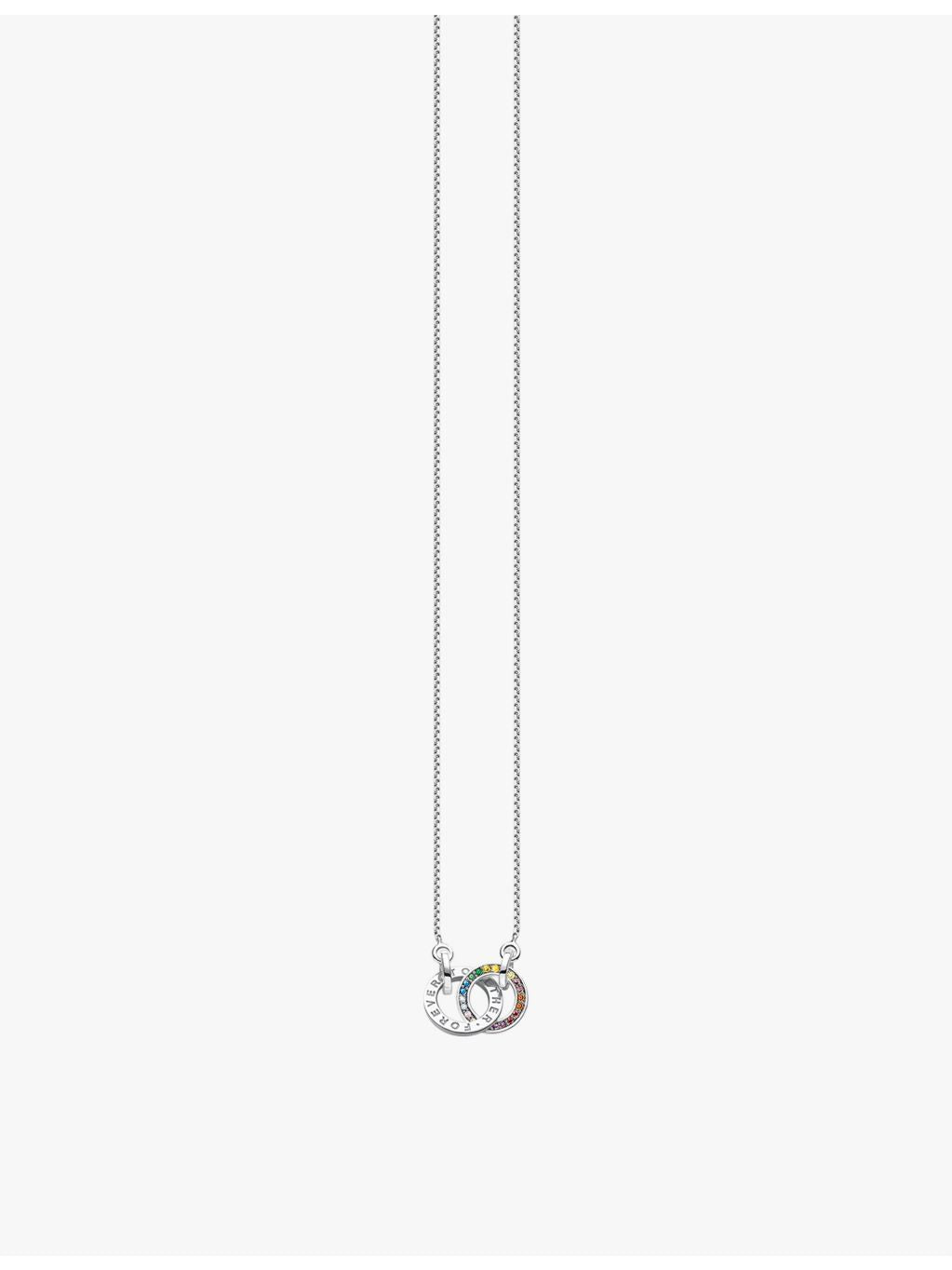 Thomas Sabo Together sterling silver cubic zirconia necklace - British product