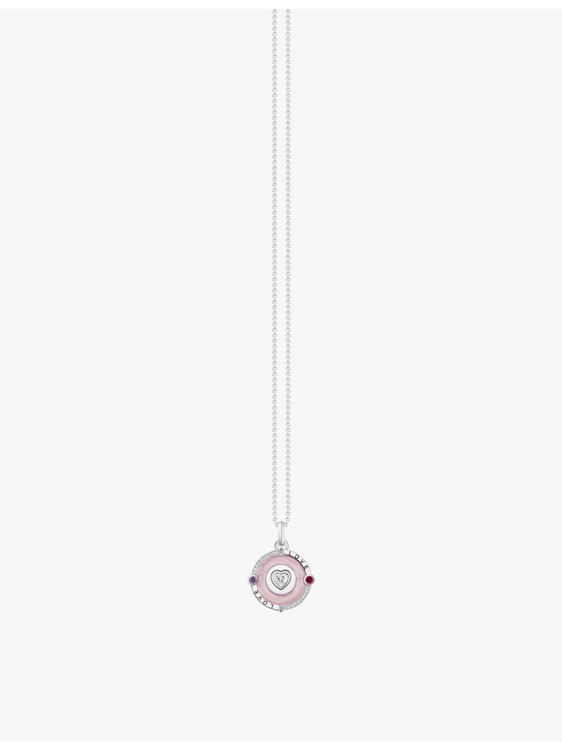 Thomas Sabo Cosmic Amulet necklace, sterling silver zirconia, imported from the UK