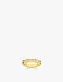 Thomas Sabo 18ct Yellow Gold-Plated Sterling Silver Zirconia Band Ring