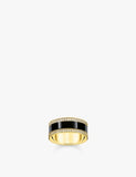 Thomas Sabo 18ct Yellow-Gold Sterling Silver and Zirconia Band Ring