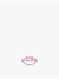 Thomas Sabo solitaire ring 925 sterling silver cubic zirconia (British brand)