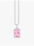 Thomas Sabo pendant necklace octagon-cut cubic zirconia 40-45cm chain (British brand)
