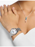Thomas Sabo rainbow stainless steel watch with cubic zirconia, UK version