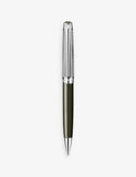 Caran d'Ache Léman Terre d'Ombre brass ballpoint pen, imported from the UK
