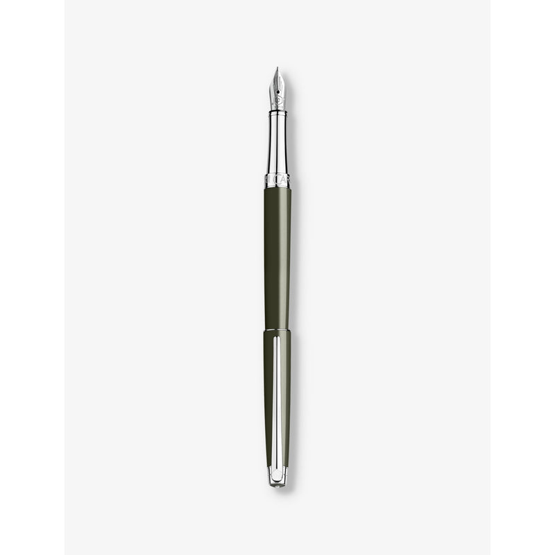 Caran d'Ache Léman brass fountain pen, imported from the UK