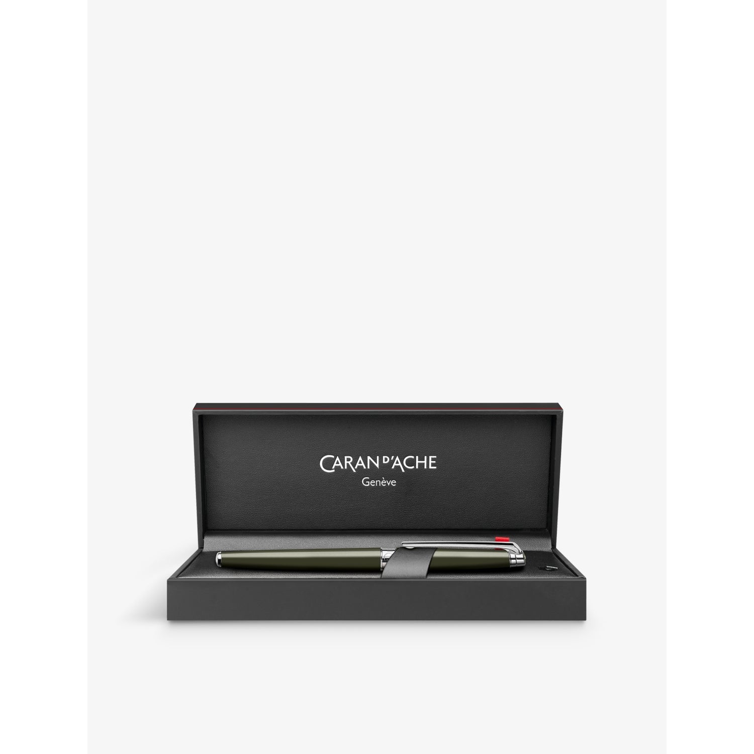 Caran d'Ache Léman brass fountain pen, imported from the UK