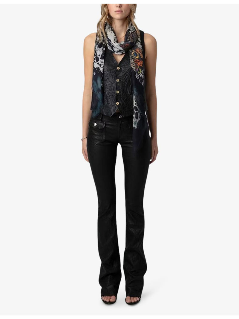 Zadig&Voltaire modal scarf butterfly print 135cm - British product
