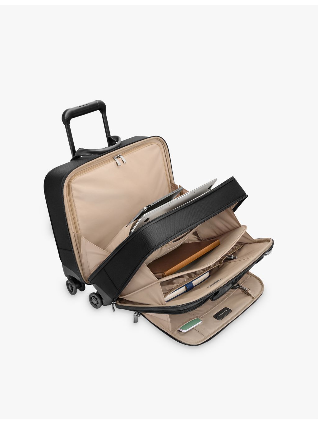 Briggs & Riley large nylon spinner briefcase - British product