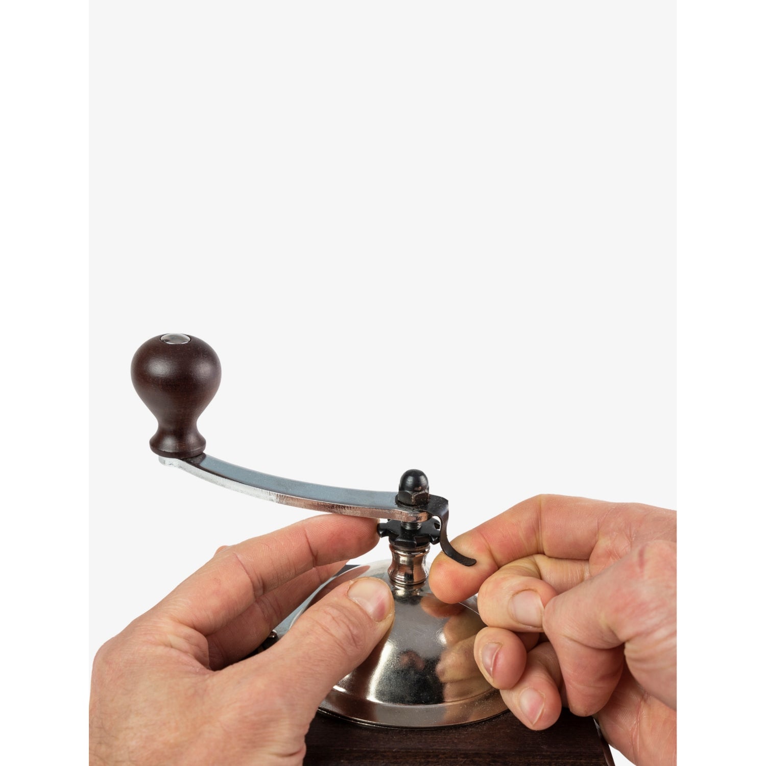 Peugeot Nostalgie wood and steel coffee mill 22cm (British brand)