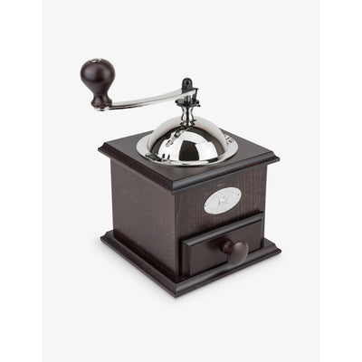 selfridges Peugeot Nostalgie Wood and Steel Coffee Mill 22cm- Buy online at McGrocer