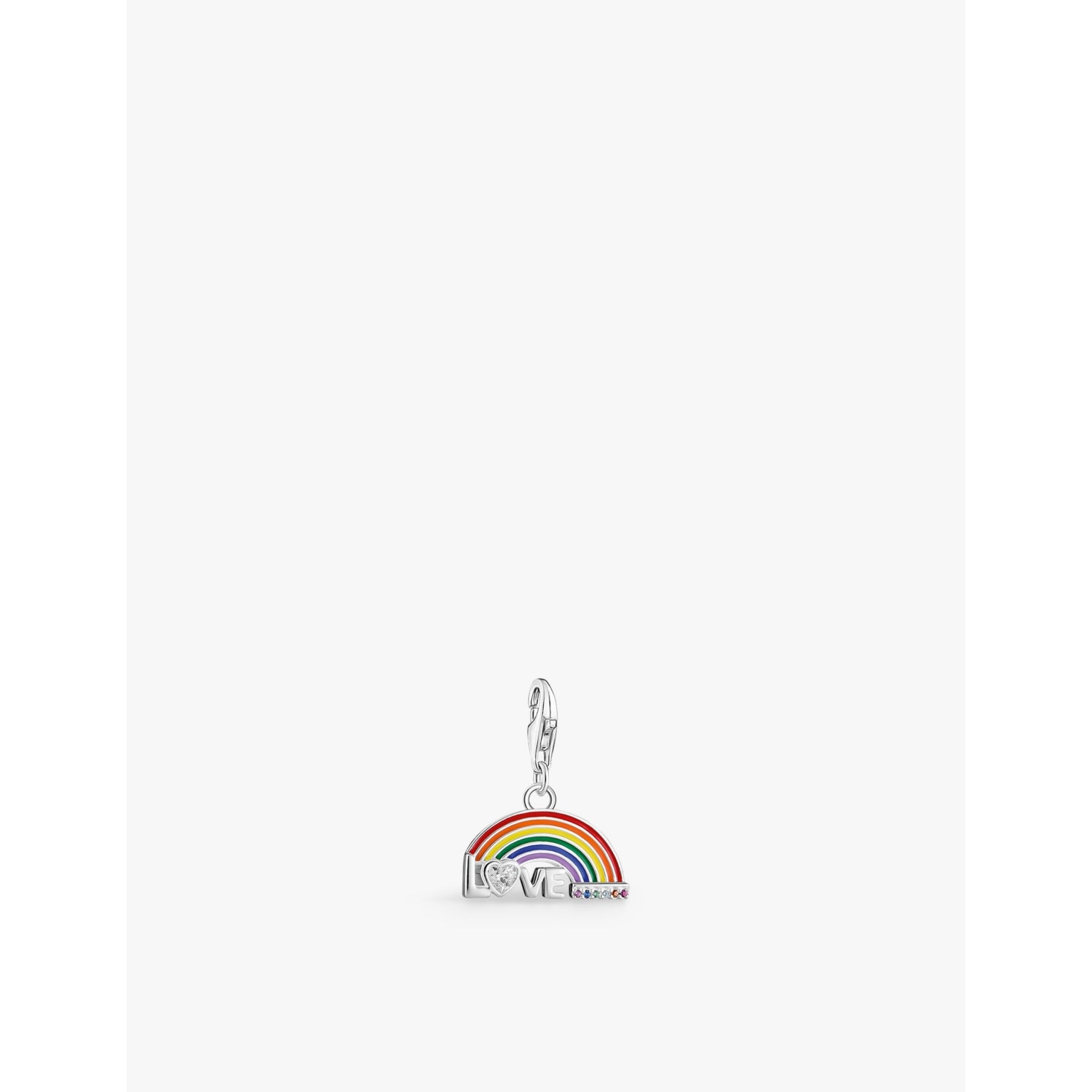Thomas Sabo charm Love rainbow zirconia 22mm (British brand)