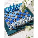 Printworks Poseidon lacquered chess board game set 35cm, UK version