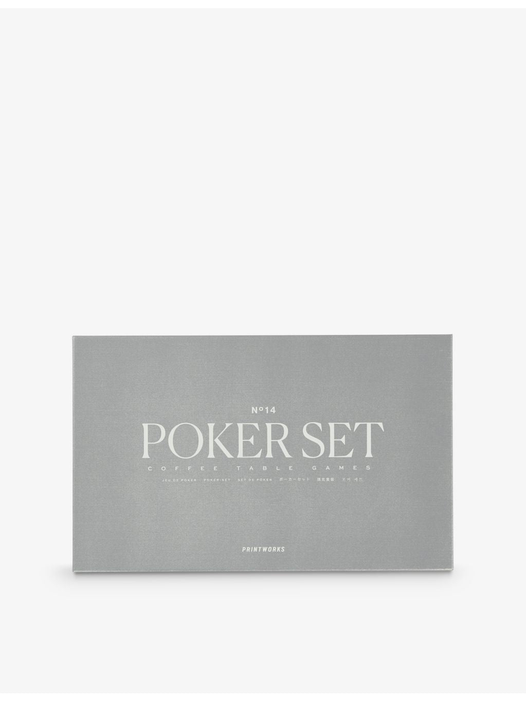 Printworks classic poker game set with chips and cards, UK version