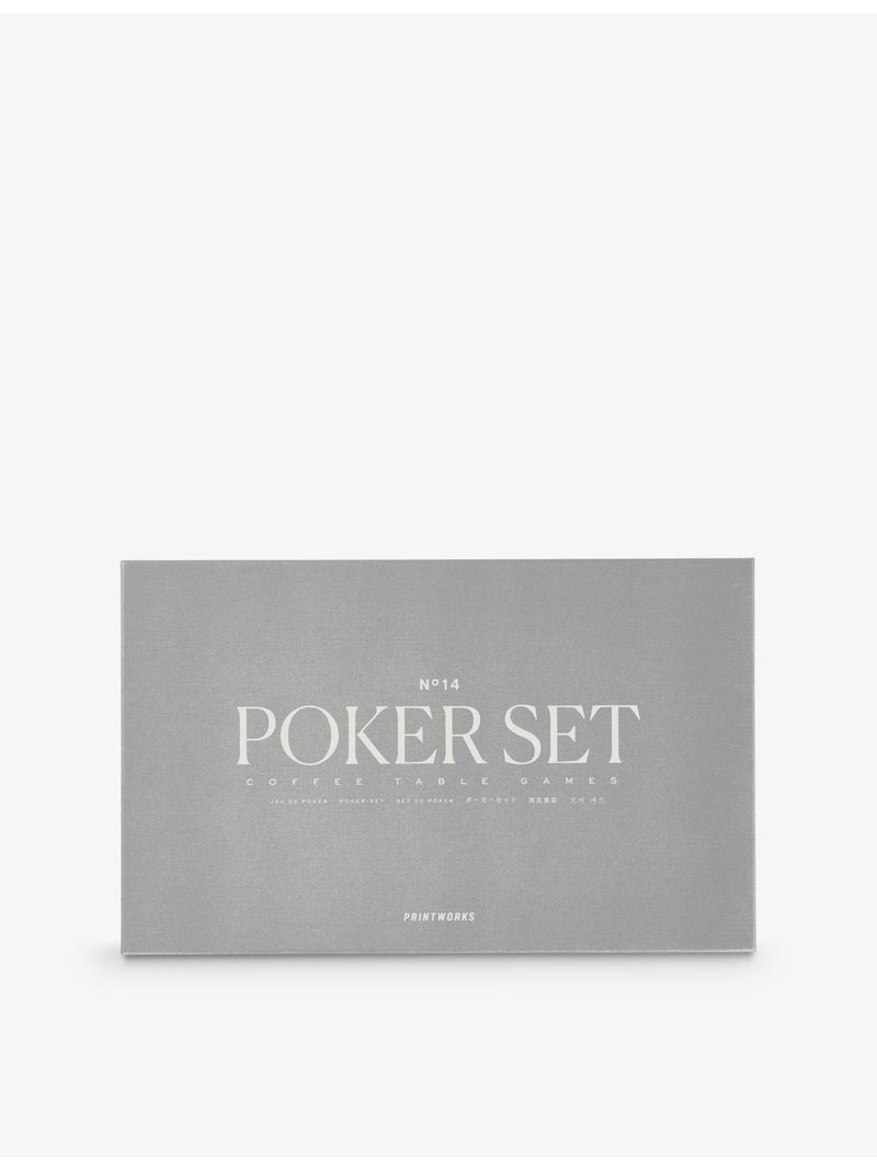 Printworks classic poker game set with chips and cards, UK version