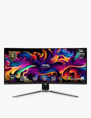 MSI gaming monitor MAG 341CQP QD-OLED 34 inch, imported from the UK
