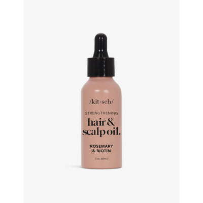 selfridges Kitsch Rosemary and Biotin Strengthening Hair and Scalp Oil 60ml- Buy online at McGrocer
