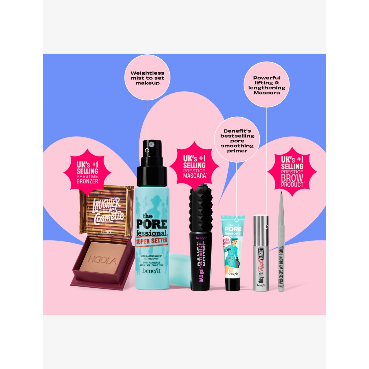 Benefit Travel Minis Summer Essentials set - British product