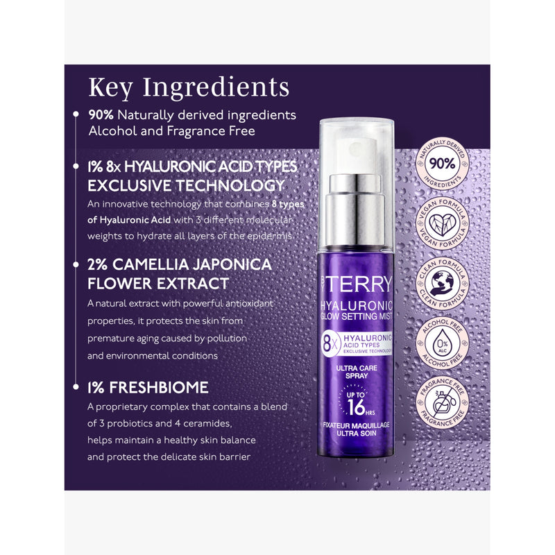 By Terry Hyaluronic Glow setting mist 30ml, UK version