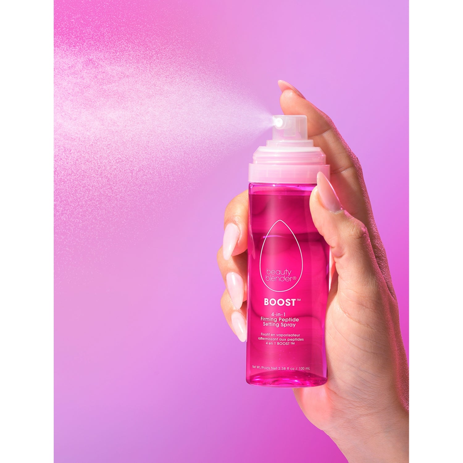 Beautyblender 4-in-1 peptide setting spray 100ml - British product