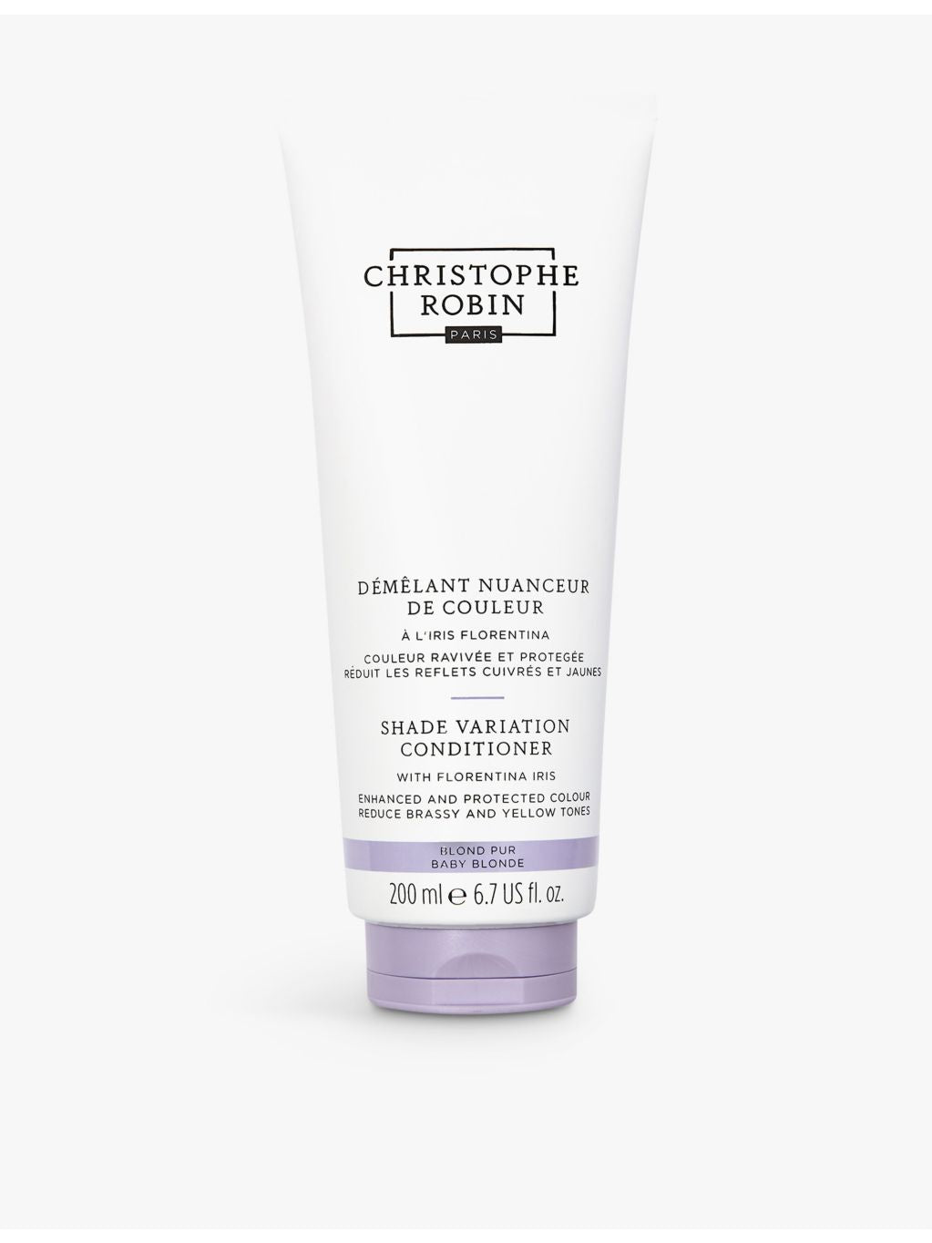 Christophe Robin Shade Conditioner with Florentina Iris 200ml - British product
