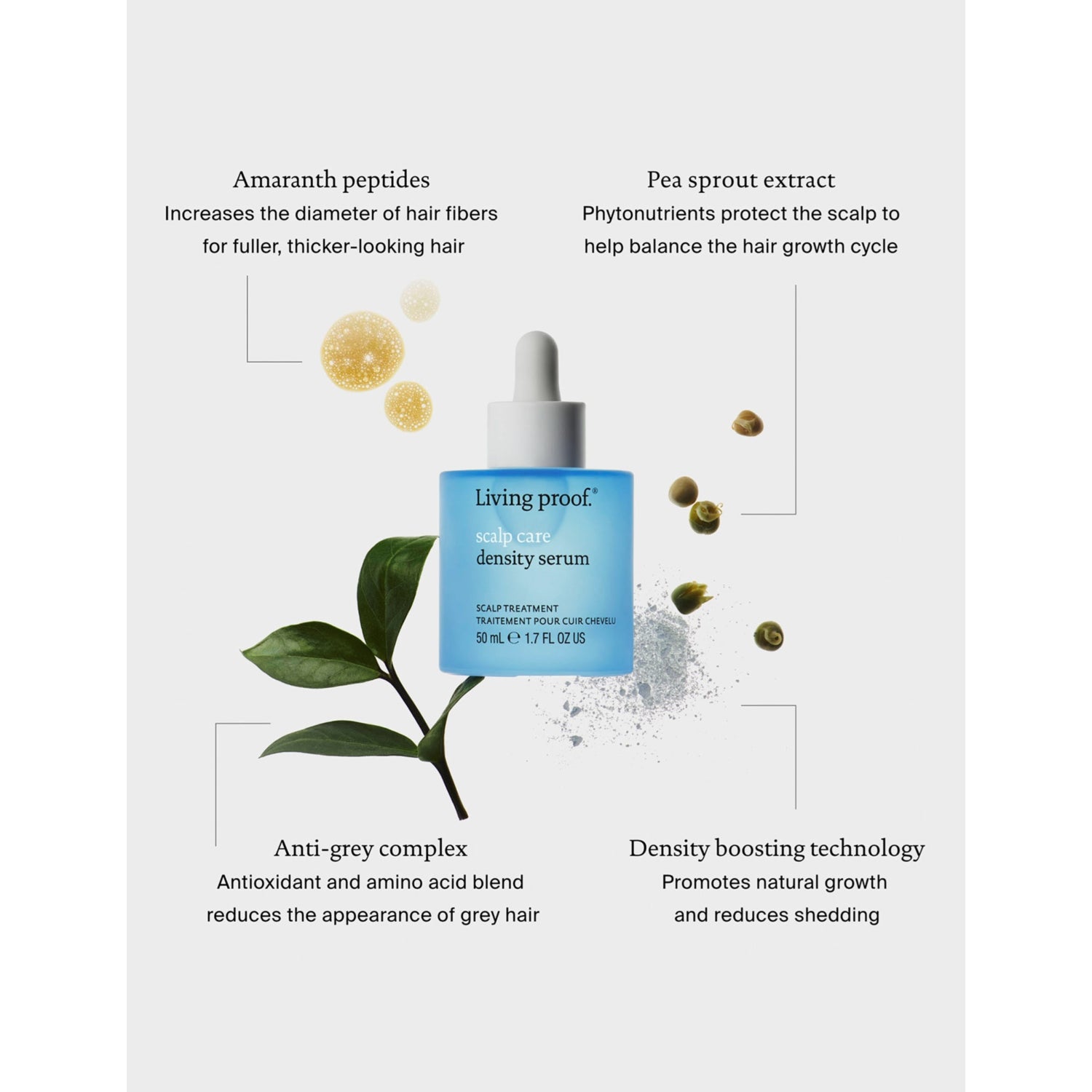 Living Proof scalp care density serum 50ml (British brand)