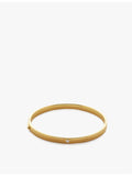 Monica Vinader solitaire diamond bangle 0.015ct, UK version