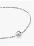 Monica Vinader solitaire lab-grown diamond bracelet 19cm - British product