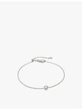 Monica Vinader solitaire lab-grown diamond bracelet 19cm - British product