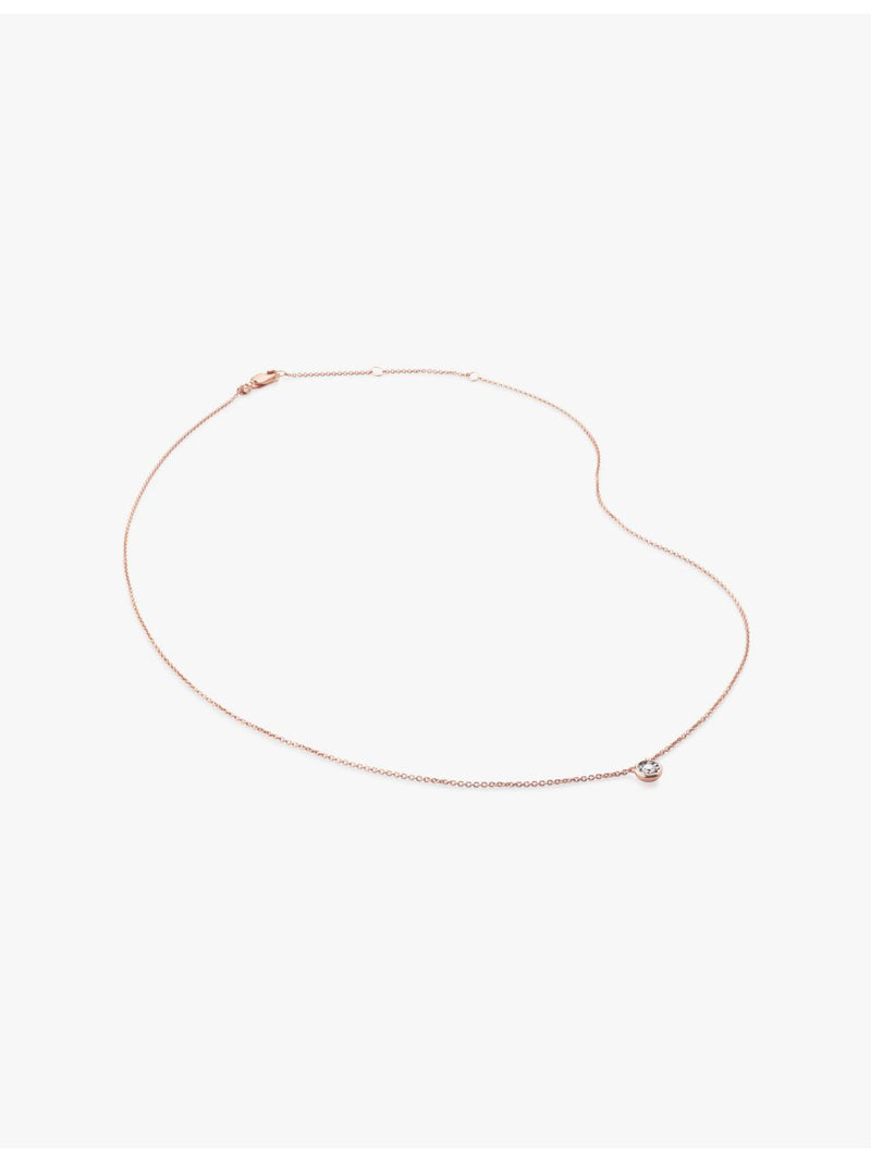Monica Vinader diamond necklace 0.06ct, imported from the UK