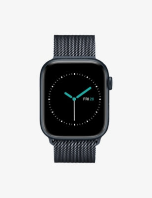 MINTAPPLE Milanese Loop Apple Watch strap Space Midnight (British brand)