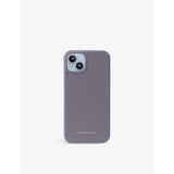 MINTAPPLE leather iPhone 15 case with grained texture (British brand)