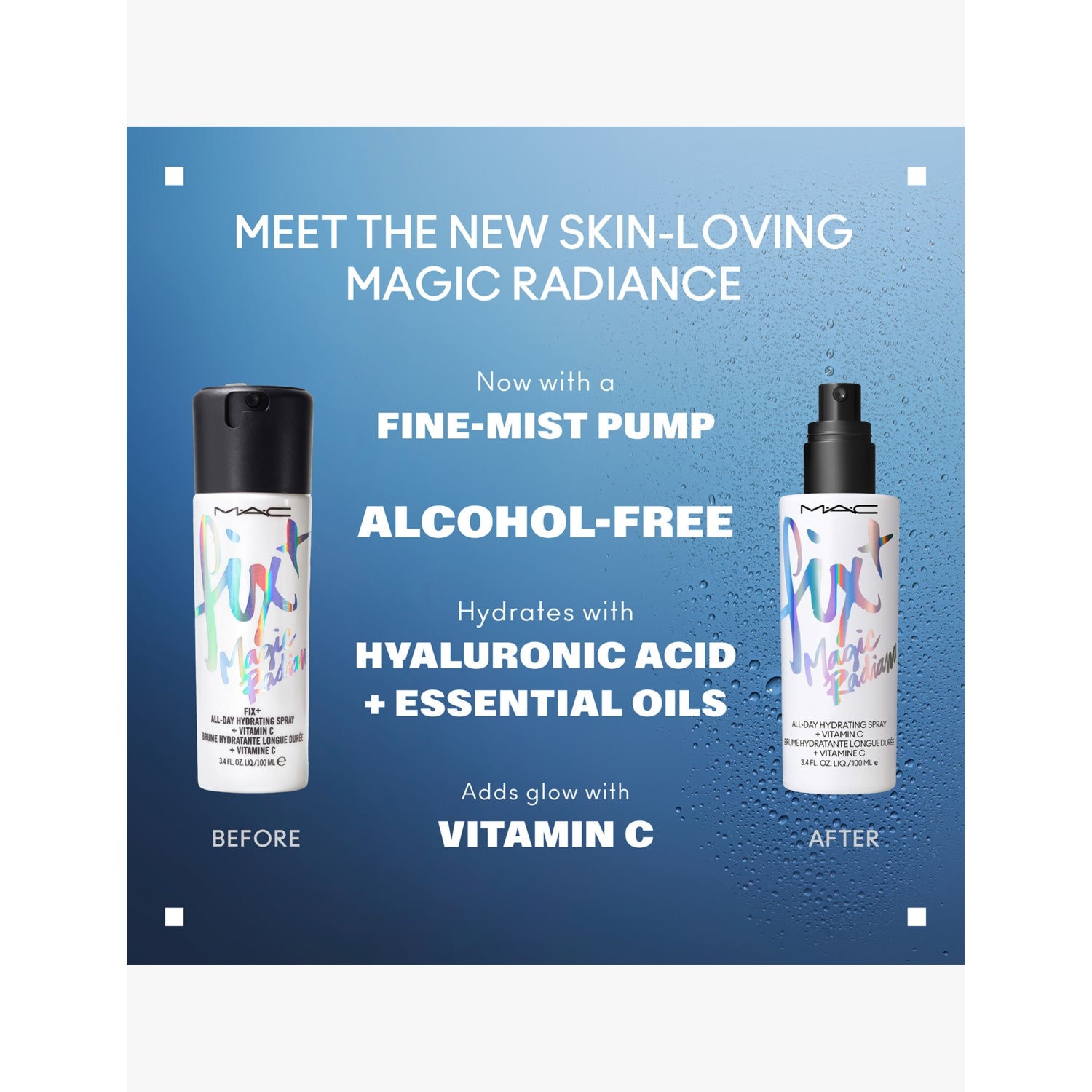 MAC Fix+ Magic Radiance hydrating spray 100ml (British brand)