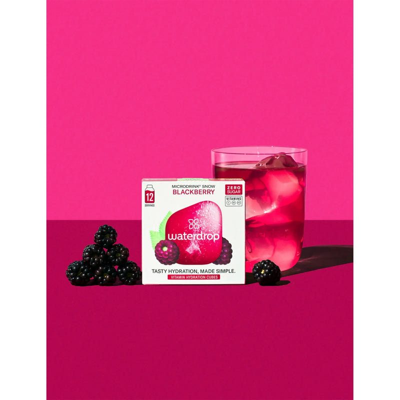 Waterdrop blackberry peach iced tea microdrink droplets 12 x 6g, UK version