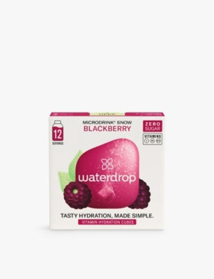 Waterdrop blackberry peach iced tea microdrink droplets 12 x 6g, UK version