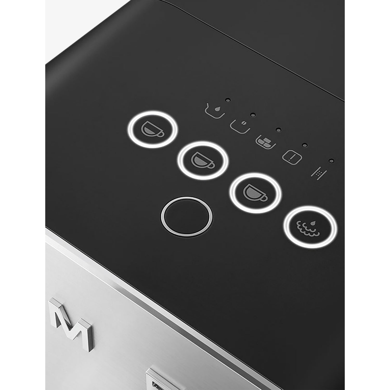Smeg bean-to-cup stainless steel coffee machine, UK version