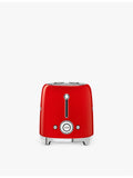 SMEG two-slice stainless steel toaster with logo plaque, UK version