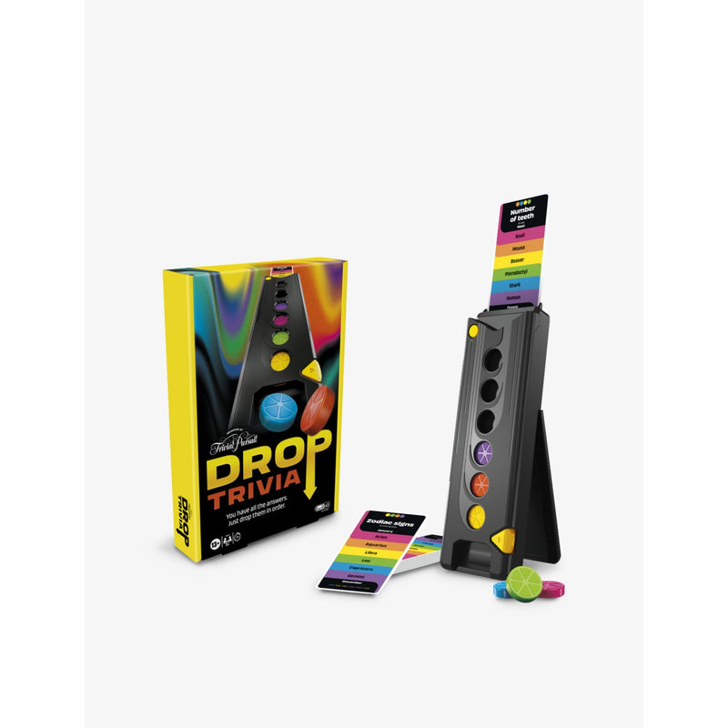 Trivial Pursuit Drop trivia board game, imported from the UK