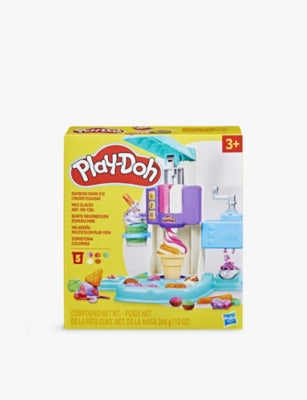 Play-Doh Rainbow Ice Cream playset with accessories (British brand)